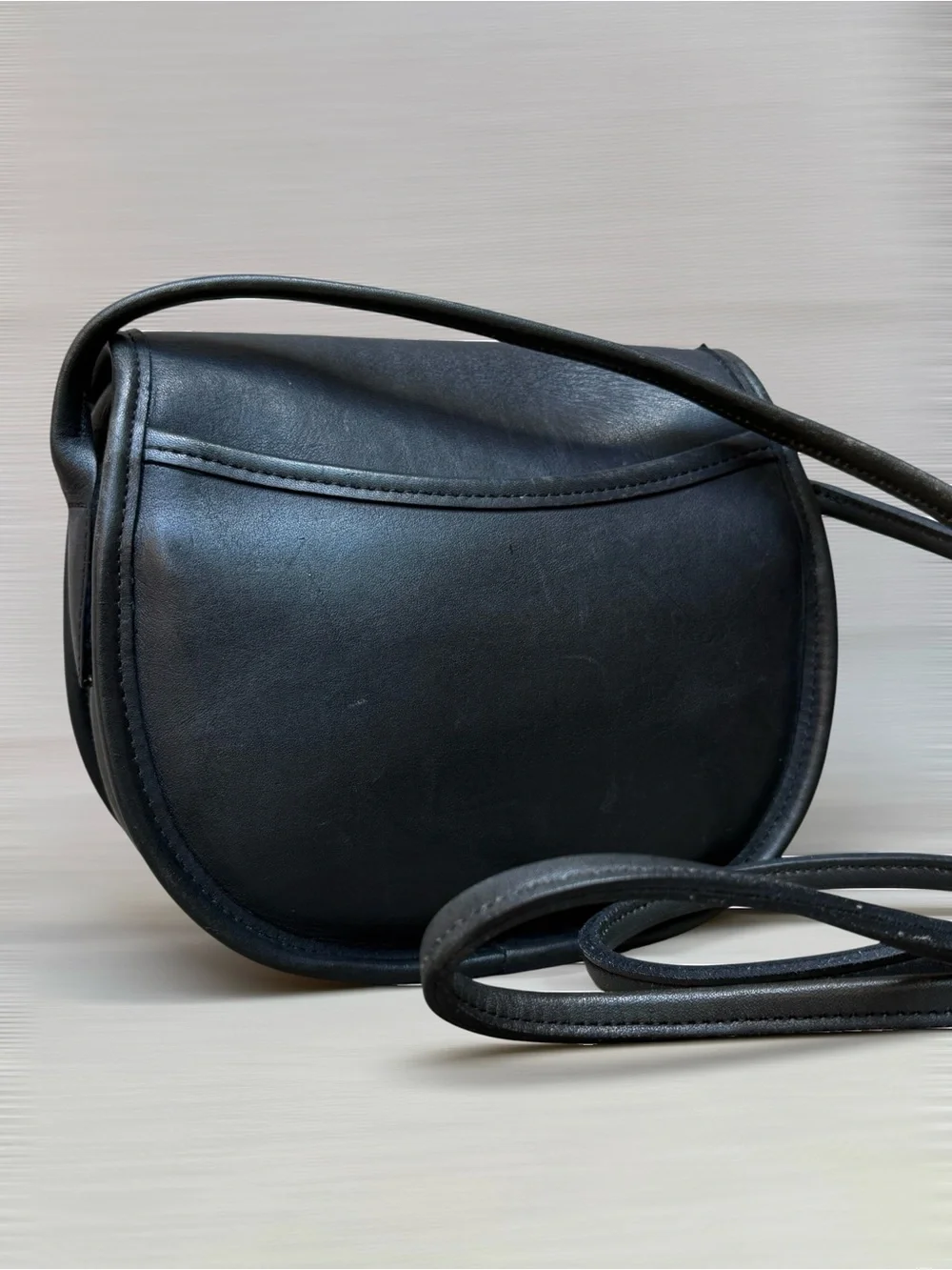 Vintage Coach Black Casey Bag 9923
